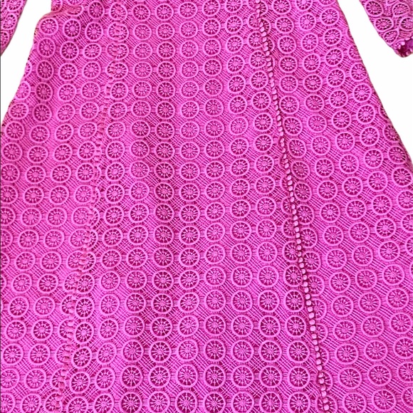 TEMPERLEY LONDON*Guipure Pink Lace Dress*US 2 $795 - Picture 5 of 7